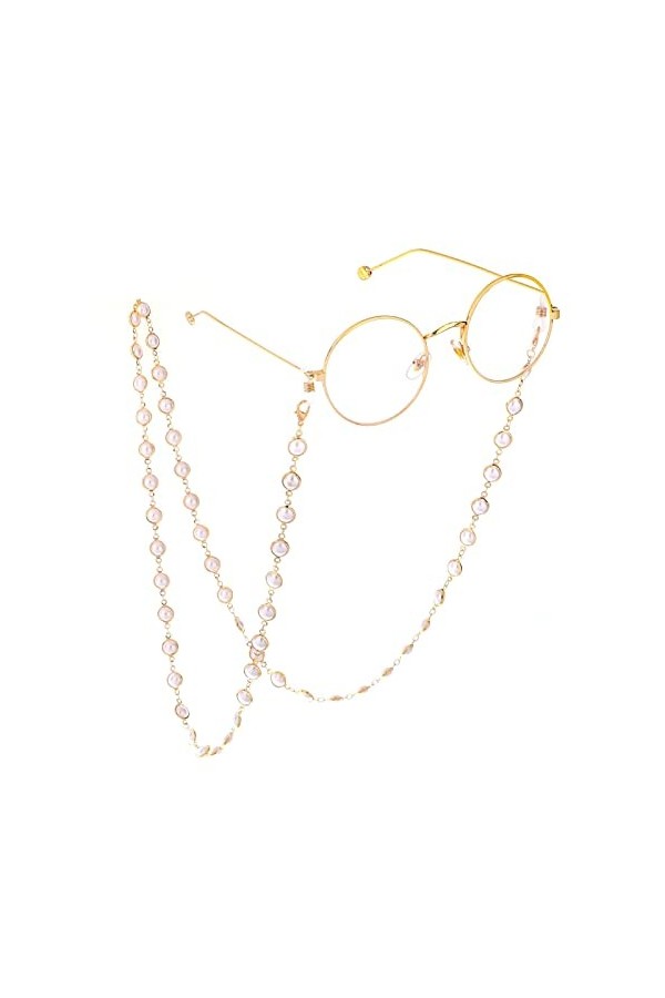 HOOENG Lunettes Lunettes Chaînes for Femmes S Élégant Lunettes De Retenue Lunettes Chaîne Chaîne Titulaire