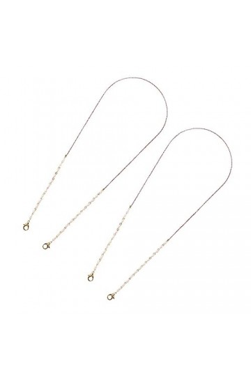 Operitacx 2 Pièces Masque Anti-Chute Longes De Chaîne Pour Lunettes De Soleil Pour Lunettes Lanière Pour Support De Chaîne De