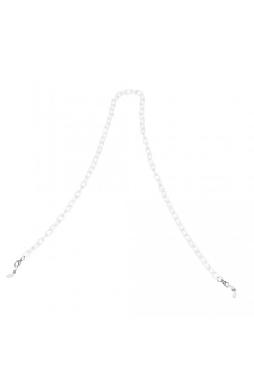 STOBOK 1Pc Masque Lunettes Chaîne Lunettes Cou Retenue Anti Perte Visage Couvrant Sangle Visage Couvrant Cou Chaîne Élégant L