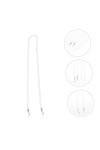 STOBOK 1Pc Masque Lunettes Chaîne Lunettes Cou Retenue Anti Perte Visage Couvrant Sangle Visage Couvrant Cou Chaîne Élégant L