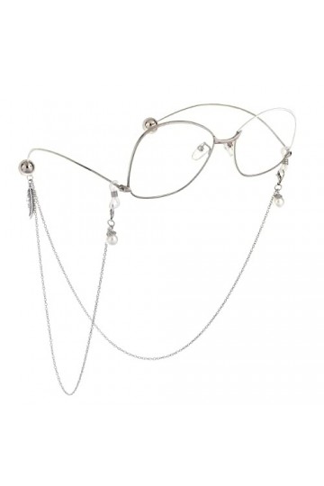 Gyrosphere Chaînes Sangle De Lunettes for Femmes Perle Pendentif Masque Chaînes Simple Élégant Lunettes De Retenue Lunettes C