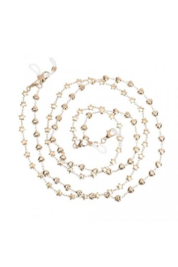 Beatifufu 2 Pièces Chaîne Suspendue Cordon De Lunettes Cordon Couvre-visage Support De Couverture Faciale Sangle Porte-lunett