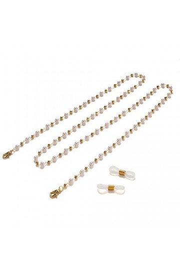 WEPINS Chaînes de Lunettes de Sangle de Lunettes for Femmes Anti-Perdu avec des Clips Cordon de Lunettes élégant Valentines D