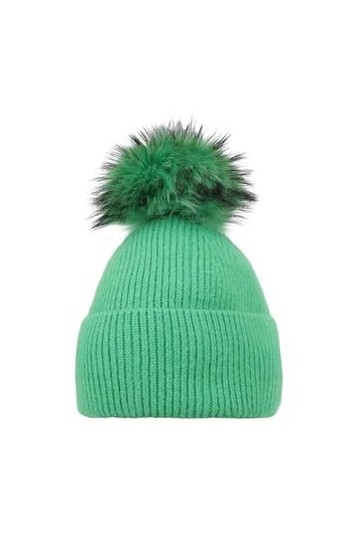 QUEEN HELENA Chapeau dhiver avec PON PON Casquette Chaud Casual Femme CP304, Roses., Taille Unique