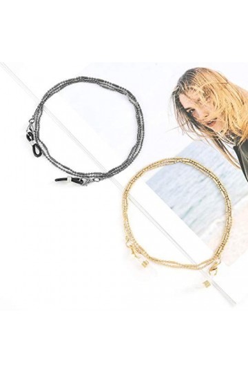 Sethain Des lunettes de soleil Titulaire Sangle 2 pièces Lunettes Sangle Antidérapant Lunettes Les bretelles Visage Couvrant 