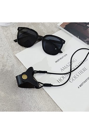 ifundom Lunettes Chaîne Courroie de Support De Lunettes Sangles Cordons pour Hommes Femmes Porte- Lunettes Du Cou Soleil Chaî