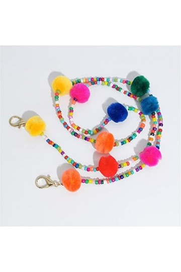 SEJAS Chaînes de Lunettes de Lunettes for Femmes chaîne de Cou perlée colorée bohème élégant Cordon de Lunettes Convient pour