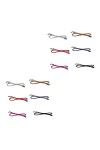 HOMSFOU 12 Pcs Lunettes De Retenue Lunettes Chaîne Non Lunettes Cordon Lunettes De Soleil De Course Anti Lunettes Non Lunette