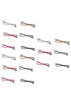 HOMSFOU 12 Pcs Lunettes De Retenue Lunettes Chaîne Non Lunettes Cordon Lunettes De Soleil De Course Anti Lunettes Non Lunette