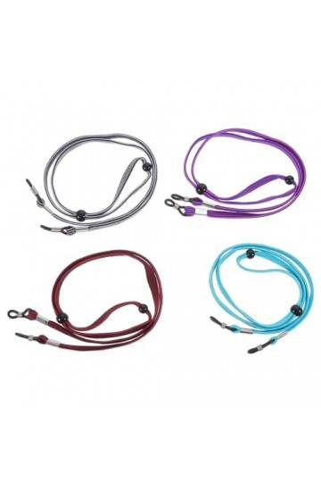 Mikikit 4 Pièces Cordon Dexercice Élastique Support De Couverture De Bouche Lanière De Porte- Soleil Sangle De Chaîne De Lun