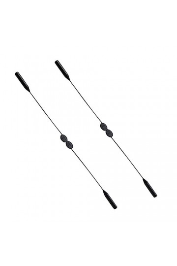 Mikikit 2 Pièces Corde Anti-perte Pour Lunettes Chaîne De Sangle De Lunettes Porte-lunettes Magnétique Cordons De Lanière De 