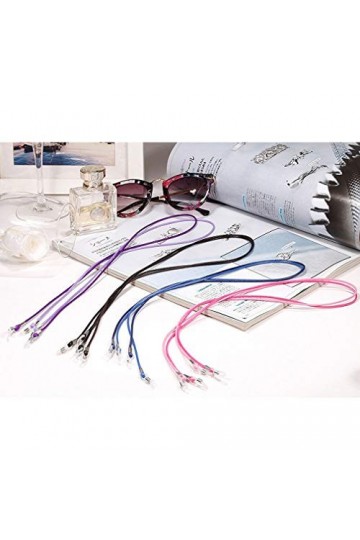 Jixin4you Cordon à Lunettes de Vue Fantaisie 5Pcs Couleur Aléatoire