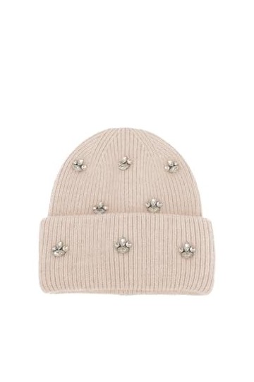 QUEEN HELENA Chapeaux dhiver pour Femme CP06 Noir, Taille Unique