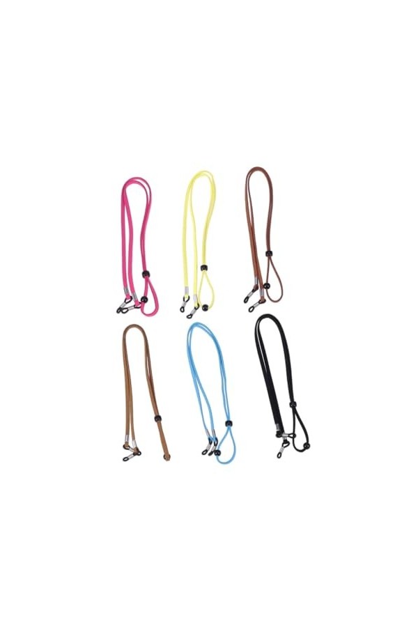 CALLARON 6 Pièces De Sangle De Lunettes Cordon De Retenue De Lunettes Sangle De Lunettes De Soleil Chaîne De Lunettes De Sole