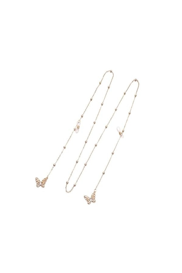 Chaînes de lunettes en métal, longes de lunettes de soleil, cordons de lunettes, sangle de lunettes, accessoires Color : 3, 