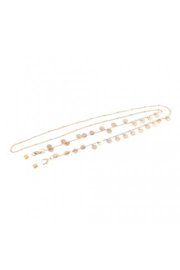 Sangles supports lunettes de soleil cordons lunettes lanière lunettes chaîne lunettes Clips collier perle Color : A, Size : 