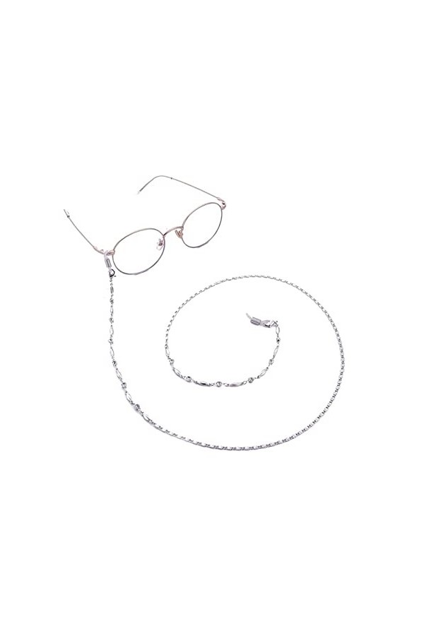 DAVBIR Chaînes de lunettes pour femmes, support de chaîne de lunettes élégant Color : Or, Size : 1 