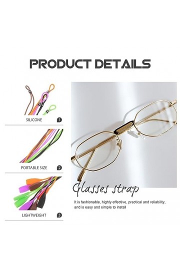 Sosoport 5 Pièces Lanière Lunettes De Soleil Porte-Lunettes Porte-Verres Porte-Lunettes De Lunettes Autour Du Cou Porte-Lunet