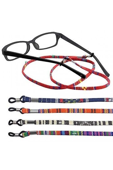 Aylifu Cordons Lunettes Soleil, 5pcs Chaînes De Lunettes Corde à Lunettes Fil Lunette Sangle Homme Cordon Lunettes Porte Lune