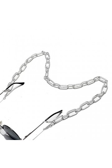 YUNHOME Chaîne De Lunettes Cordon Lunettes Chaine Lunette Mode Simple Couleur Or Aluminium Chaîne Lunettes Corde Lunettes De 