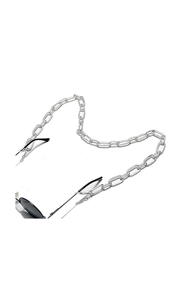 YUNHOME Chaîne De Lunettes Cordon Lunettes Chaine Lunette Mode Simple Couleur Or Aluminium Chaîne Lunettes Corde Lunettes De 