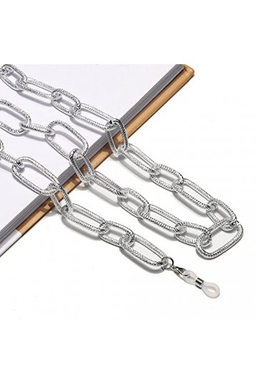 YUNHOME Chaîne De Lunettes Cordon Lunettes Chaine Lunette Mode Simple Couleur Or Aluminium Chaîne Lunettes Corde Lunettes De 