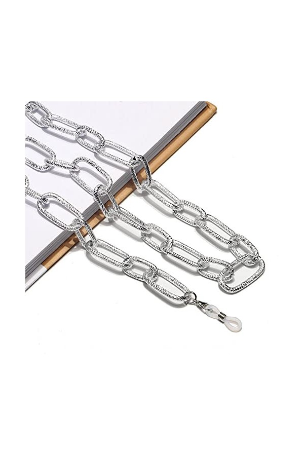 YUNHOME Chaîne De Lunettes Cordon Lunettes Chaine Lunette Mode Simple Couleur Or Aluminium Chaîne Lunettes Corde Lunettes De 