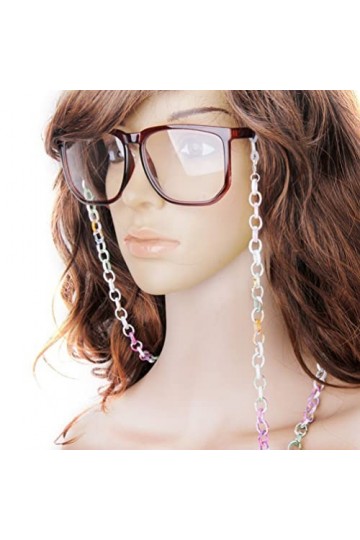 Adorainbow Chaînes De Lunettes Lunettes De Soleil Perlées Porte-Sangle Lunettes Anti-Dérapantes Cordon De Retenue Cordon De V