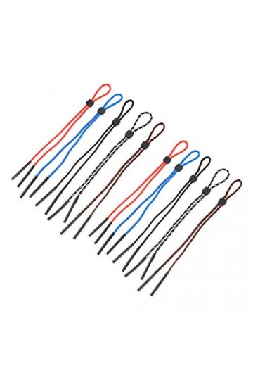BESPORTBLE 10 Pièces Porte-Bretelles de Lunettes Réglable Chaîne de Lunettes de Sport Lunettes Cordes Cordons de Lanière Anti