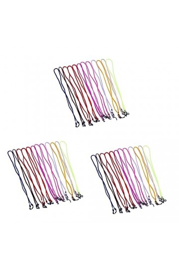 Healifty 36 Pièces Lanière Perlée J Collier Pour Femmes Dames Porte-Chaîne De Lunettes De Soleil Retenue De Lunettes De Solei