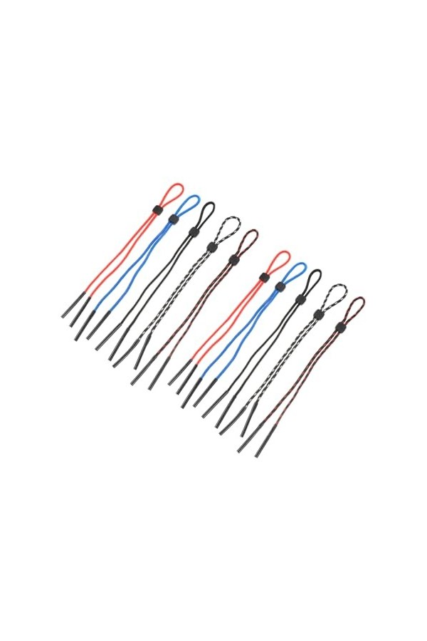Housoutil 10 Pièces Lanière De Lunettes Réglables Lunettes De Soleil De Sport Accessoires De Sport Sangle De Poignée Anti-Ore