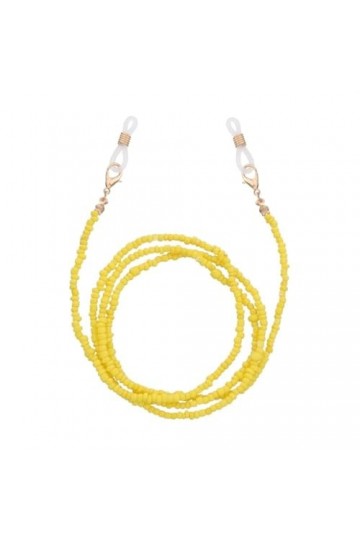 Chaîne de lunettes for femmes et hommes, lanière de lunettes de soleil perlée, collier suspendu au cou, accessoires Color : 