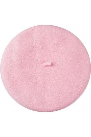 Chapeau Béret Français - Chapeau Thème Déguisement - Taille Unique - Femme Béret Gavroche Chapeau Français Casquette Laine Cl