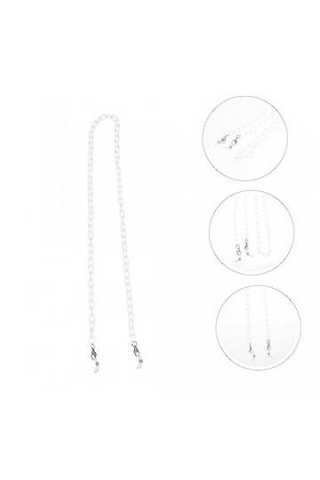 STOBOK 1 Pc Chaîne De Lunettes De Masque Collier De Lunettes Chaînes De Lunettes Chaîne Tour De Cou Lunettes De Retenue Sangl