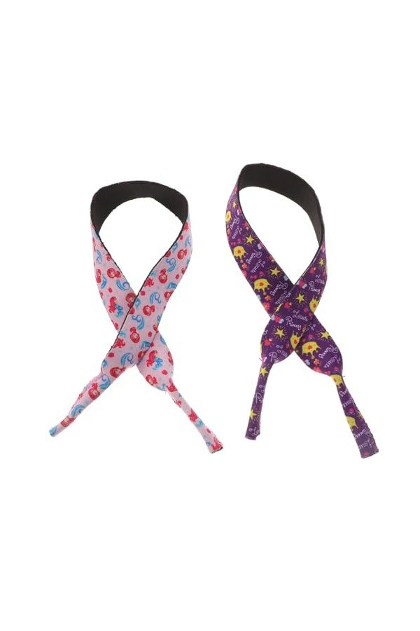 UKCOCO 2 Pièces Chaîne Lunettes De Soleil De Sport Corde De Fixation Lanière Lunettes De Soleil Cordes De Lunettes Bande De F