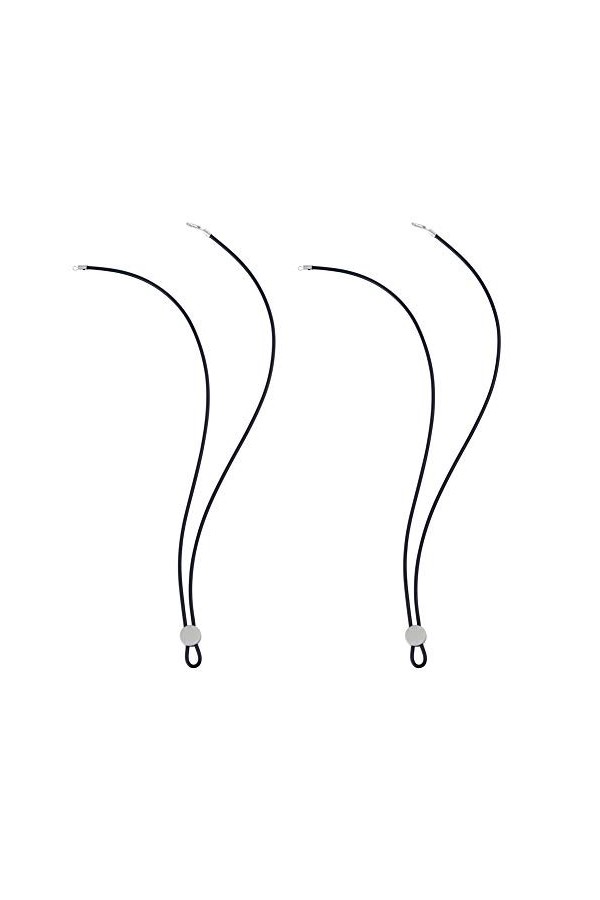 Chaîne de Lunettes Silicone Unisexe Cordon Chaîne de Lunettes Corde Chaîne Attache pour Lunettes 2PCS 