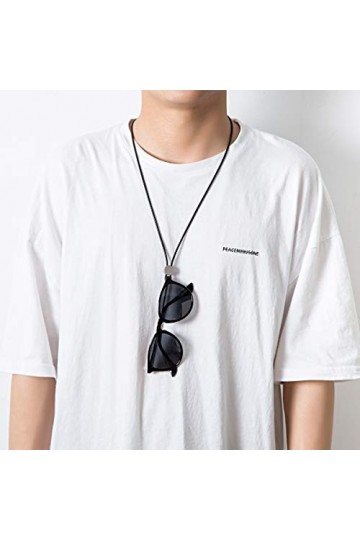 Chaîne de Lunettes Silicone Unisexe Cordon Chaîne de Lunettes Corde Chaîne Attache pour Lunettes 2PCS 