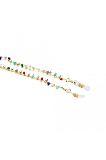 WEPINS Chaînes de Lunettes de Cordon de Lunettes for Les Femmes Perles colorées retenue de Lunettes Cordon de Lunettes élégan