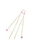SEJAS Chaînes Lunettes lanière for Femmes chaînes de Masque en métal avec Pendentif perlé Rose Cordon de Lunettes élégant Con