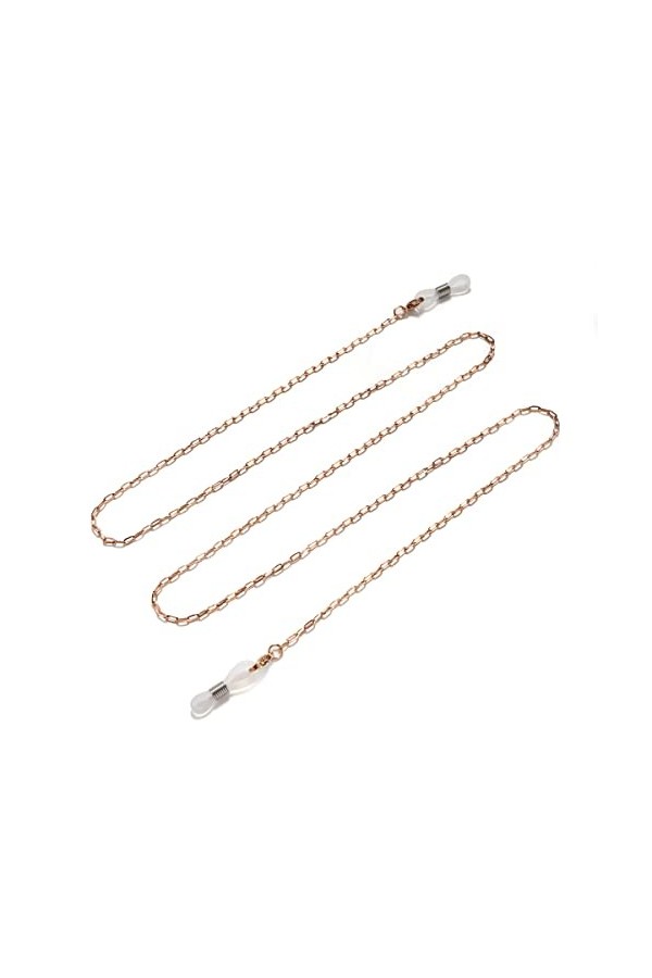 WEPINS Sangle de Lunettes chaînes de Lunettes for Femmes chaîne de Cou en Acier Inoxydable rétro Cordon de Lunettes élégant 