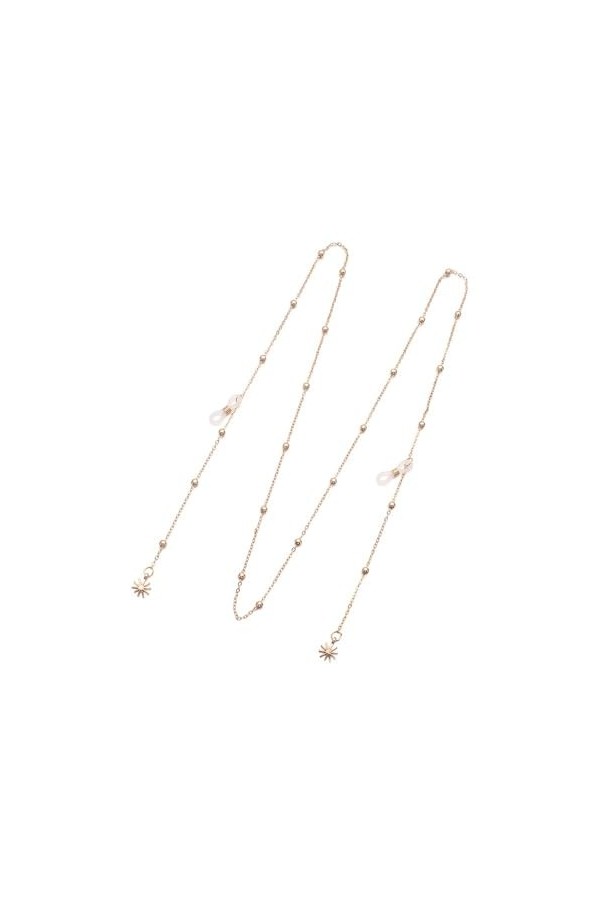 DUNSBY Chainette de Lunettes Chaînes de lunettes en métal, lanières de lunettes de soleil, cordons de lunettes de lecture Ant