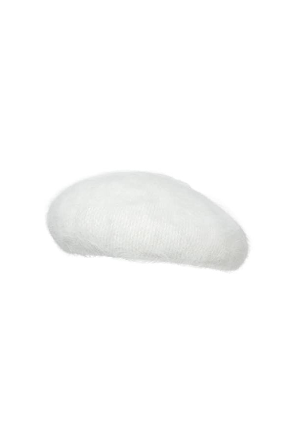 Comhats Bérets chauds pour femme - En laine - Pour lhiver - Classique - Français - Peintre - Fourrure de lapin - Fausse four