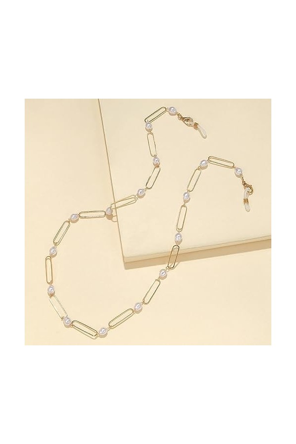 QQLADY Cordon Lunettes Lunettes de soleil Accessoires Chaînes de lunettes Chaîne de cordon de lunettes pour lentilles