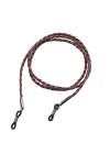 Vosarea Support de lunettes en cuir avec cordon pour lunettes de soleil pour homme et femme Marron