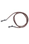 Vosarea Support de lunettes en cuir avec cordon pour lunettes de soleil pour homme et femme Marron