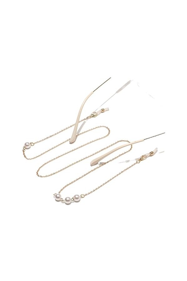 HczIon Chaîne Lunettes 2 Pièces Chaîne De Lunettes Chaîne À Lunettes Cordon De Protection Contre Les Chutes De Masque Lunette