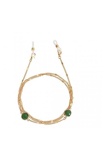 HczIon Chaîne Lunettes 2 Morceaux De Chaîne De Lunettes,Chaîne De Lunettes De Soleil,Chaîne De Lunettes En Métal Coloré,Cordo