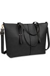 Sac Cabas Femmes Sac à Main en PU Cuir Sac de Cours Sac Ordinateur Portable 15.6 inch Grand Imperméable Sac Bandoulière Voyag