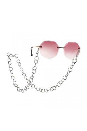 kkjoy Chaîne ronde de lunettes en métal Cordons pour masques Supports pour lunettes Cordon pour lunettes Accessoires de lunet