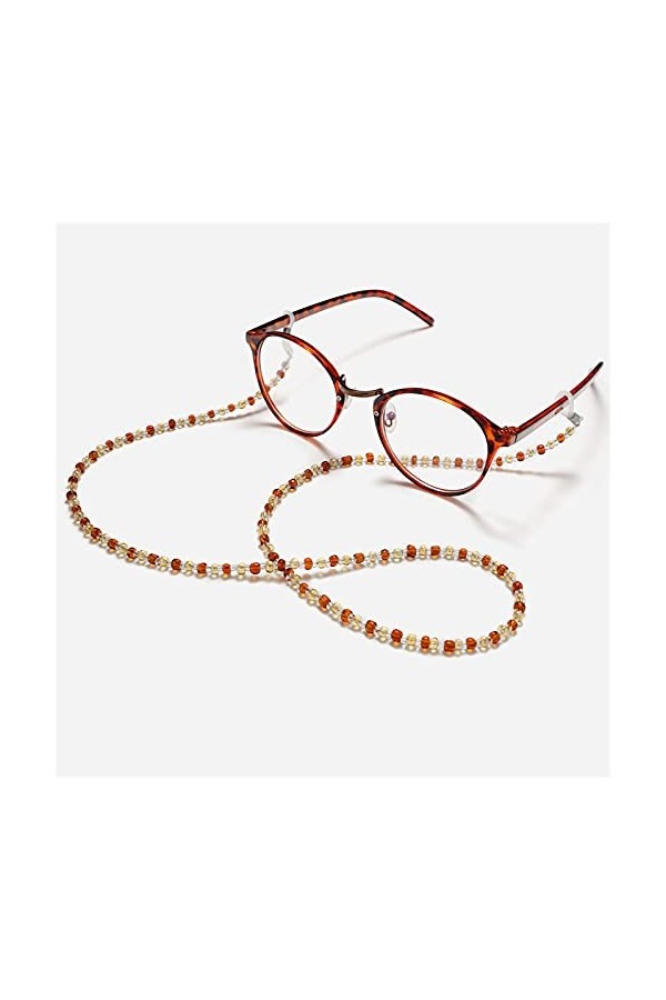WOZOW Cordons de support pour femmes lunettes lunettes de soleil lanyards chaîne de sangle et chaînes accessoire Lunettes Sol